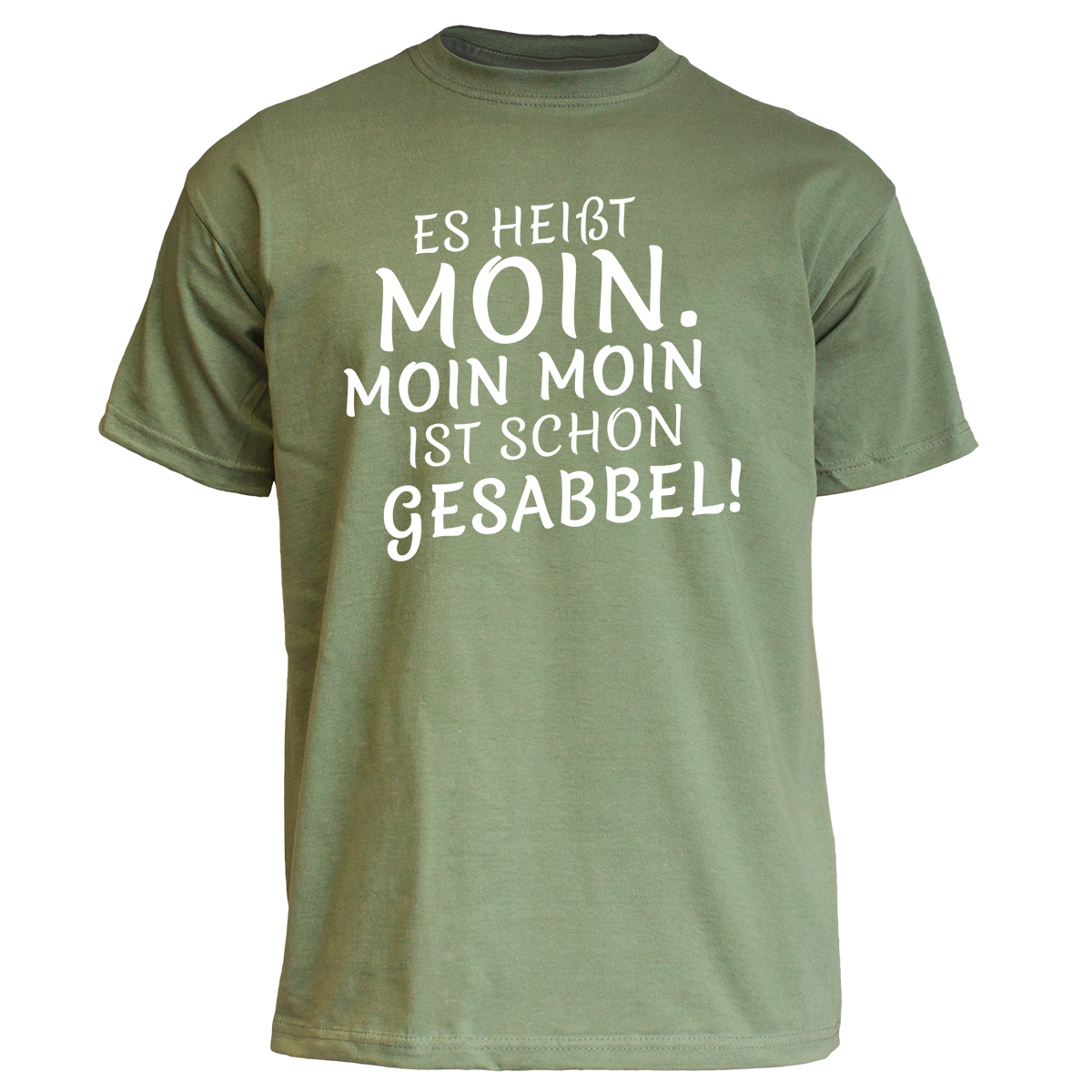 Nukular T-Shirt Motiv "Moin Gesabbel“ Maritim Ostsee Anker Meer Lustig Spruch