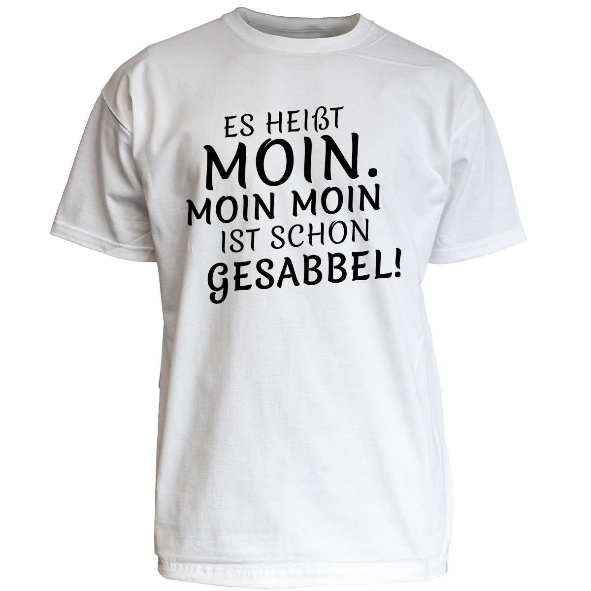 Nukular T-Shirt Motiv "Moin Gesabbel“ Maritim Ostsee Anker Meer Lustig Spruch
